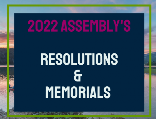 2022 Proposed Resolutions & Memorials